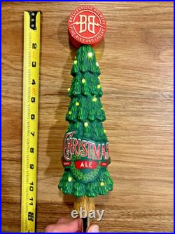 Breckenridge Beer Tap Handle Knob Keg Bar Draft Top Christmas Tree Ale Light Up