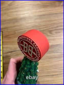 Breckenridge Beer Tap Handle Knob Keg Bar Draft Top Christmas Tree Ale Light Up