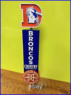 Breckenridge Brewing Broncos BEER Tap Handle NEW 11 DENVER COLORADO NFL MANCAVE