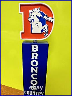 Breckenridge Brewing Broncos BEER Tap Handle NEW 11 DENVER COLORADO NFL MANCAVE