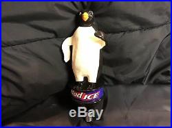 Bud Ice Penguin Beer Tap Handle