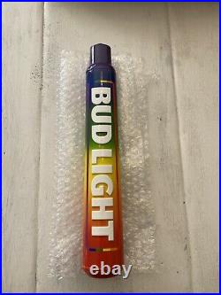 Bud Light Anheuser-Busch Beer Tap Draft Handle Pride Rainbow? New