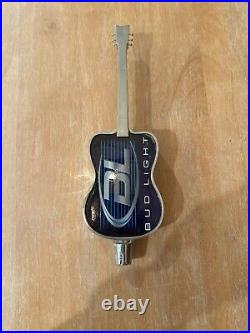 Bud Light Beer Tap Handle House of Blues Guitar Keg Pull Double-Sided Rare! NWOB