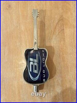 Bud Light Beer Tap Handle House of Blues Guitar Keg Pull Double-Sided Rare! NWOB