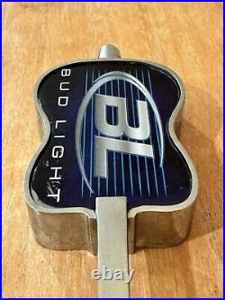 Bud Light Beer Tap Handle House of Blues Guitar Keg Pull Double-Sided Rare! NWOB