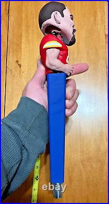 Bud Light Beer Tap Handle Knob Top Kansas City Chiefs Travis Keelce Bobble Head