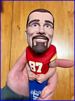 Bud Light Beer Tap Handle Knob Top Kansas City Chiefs Travis Keelce Bobble Head
