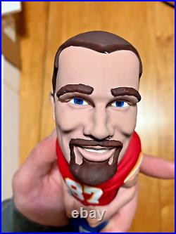 Bud Light Beer Tap Handle Knob Top Kansas City Chiefs Travis Keelce Bobble Head