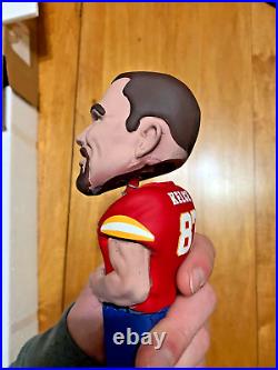 Bud Light Beer Tap Handle Knob Top Kansas City Chiefs Travis Keelce Bobble Head