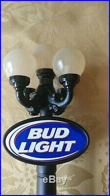 Bud Light Lamp Post Light Up Beer Tap Handle