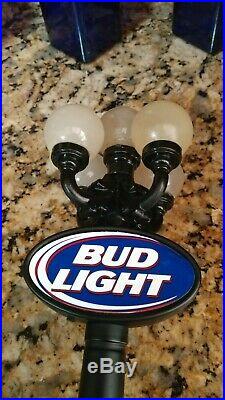 Bud Light Lamp Post Light Up Beer Tap Handle