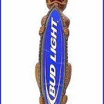 Bud Light Surf God Tiki Idol 3D Figural Beer Tap Handle Free Shipping