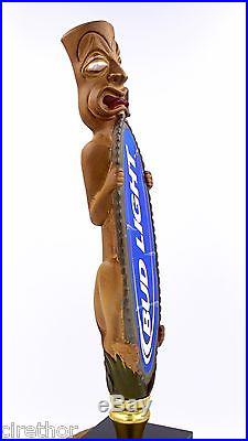 Bud Light Surf God Tiki Idol 3D Figural Beer Tap Handle Free Shipping
