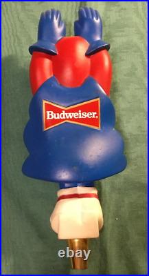 Bud Man Vintage Beer Tap Handle discontinued Budweiser Bud Man Vintage Beer Tap Handle discontinued Budweiser
