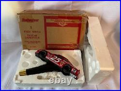 Budweiser #25 NASCAR Race Car Beer Tap Handle with Box Bud King of Beers