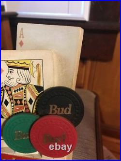Budweiser Blackjack Bud Beer Tap Handle Gambling Poker Casino Las Vegas