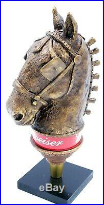 Budweiser Clydesdale Horse 3D Figural Beer Tap Handle New Old Stock