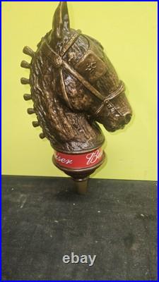 Budweiser Clydesdale Horse Beer Tap Handle 9 Tall Outstanding Brew Tap SALE