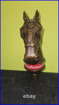 Budweiser Clydesdale Horse Beer Tap Handle 9 Tall Outstanding Brew Tap SALE