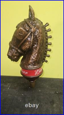 Budweiser Clydesdale Horse Beer Tap Handle 9 Tall Outstanding Brew Tap SALE