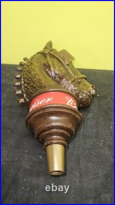 Budweiser Clydesdale Horse Beer Tap Handle 9 Tall Outstanding Brew Tap SALE