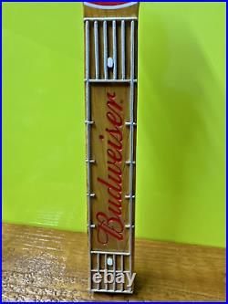 Budweiser Guitar BEER Tap Handle 12Wood NEW Anheuser Busch Brewery Music Theme