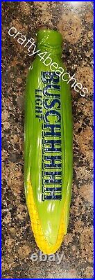 Busch Light Beer authentic corn tag tap handle For the Farmers