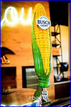 Busch Light Farmer Corn Cob Beer Tap Handle New in Box