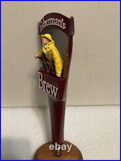 CAPE ANN BREWING FISHERMANS BREW draft beer tap handle. MASSACHUSETTS