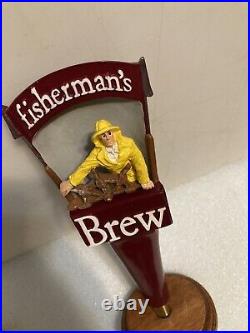 CAPE ANN BREWING FISHERMANS BREW draft beer tap handle. MASSACHUSETTS