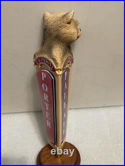 CATAMOUNT BREWING MOUNTION LION TROPHY draft beer tap handle. VERMONT