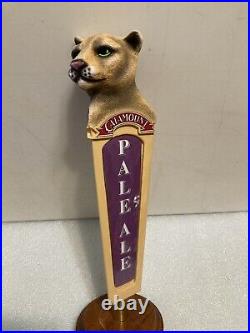 CATAMOUNT BREWING MOUNTION LION TROPHY draft beer tap handle. VERMONT