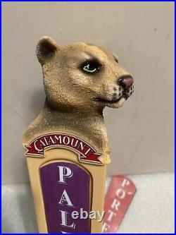 CATAMOUNT BREWING MOUNTION LION TROPHY draft beer tap handle. VERMONT