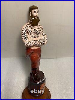 CHARLIE WELLS TRIPLE HOPPED IPA INKED BREWMASTER Draft beer tap handle. ENGLAND CHARLIE WELLS TRIPLE HOPPED IPA INKED BREWMASTER Draft beer tap handle. ENGLAND