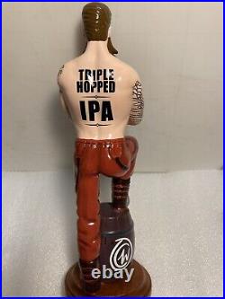 CHARLIE WELLS TRIPLE HOPPED IPA INKED BREWMASTER Draft beer tap handle. ENGLAND CHARLIE WELLS TRIPLE HOPPED IPA INKED BREWMASTER Draft beer tap handle. ENGLAND