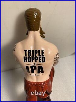 CHARLIE WELLS TRIPLE HOPPED IPA INKED BREWMASTER Draft beer tap handle. ENGLAND CHARLIE WELLS TRIPLE HOPPED IPA INKED BREWMASTER Draft beer tap handle. ENGLAND