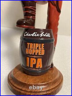 CHARLIE WELLS TRIPLE HOPPED IPA INKED BREWMASTER Draft beer tap handle. ENGLAND CHARLIE WELLS TRIPLE HOPPED IPA INKED BREWMASTER Draft beer tap handle. ENGLAND