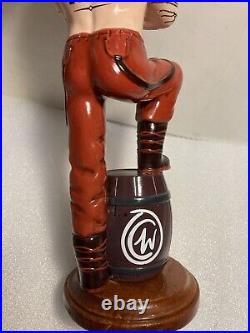 CHARLIE WELLS TRIPLE HOPPED IPA INKED BREWMASTER Draft beer tap handle. ENGLAND CHARLIE WELLS TRIPLE HOPPED IPA INKED BREWMASTER Draft beer tap handle. ENGLAND