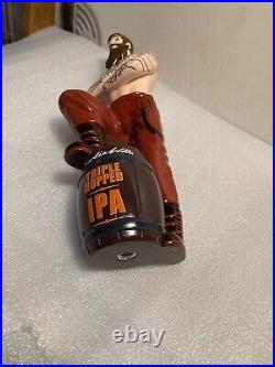 CHARLIE WELLS TRIPLE HOPPED IPA INKED BREWMASTER Draft beer tap handle. ENGLAND CHARLIE WELLS TRIPLE HOPPED IPA INKED BREWMASTER Draft beer tap handle. ENGLAND