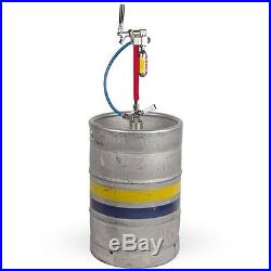 CO2 Beer Tap Handle Party Pump Kegerator Keg Coupler Faucet Hose