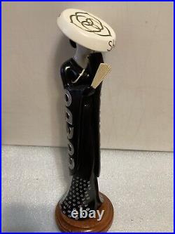COEDO BREWING SHIRO JAPANESE GEISHA GIRL draft beer tap handle. JAPAN