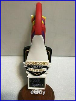 CONCORD BREWING SAFE SPACE beer tap handle. NEW HAMPSHIRE