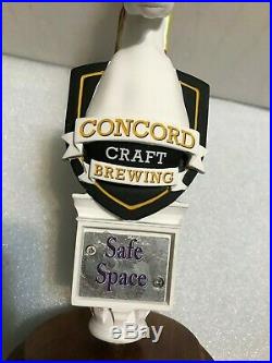 CONCORD BREWING SAFE SPACE beer tap handle. NEW HAMPSHIRE