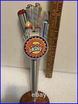 COORS LIGHT OFFICIAL BEER OF THE SOUTH draft beer tap handle. GOLDEN, COLORADO