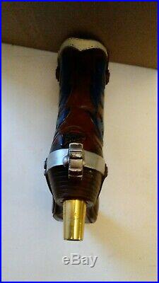 COORS ORIGINAL COWBOY BOOT beer tap handle. Colorado Used Rare