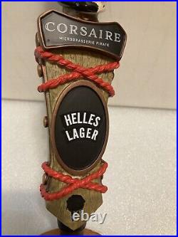 CORSAIRE MICRO BRASSIERE PIRATE HELLES LAGER draft beer tap handle. CANADA