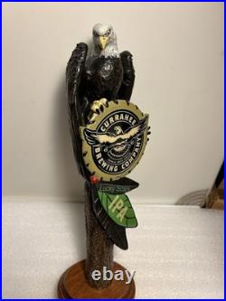 CURAHEE BREWING LUCKY SCARS IPA BALD EAGLE beer tap handle NORTH CAROLINA