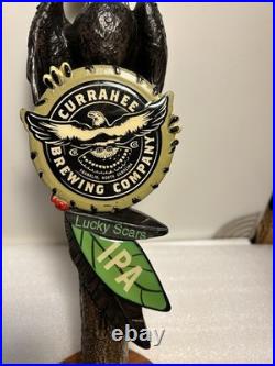 CURAHEE BREWING LUCKY SCARS IPA BALD EAGLE beer tap handle NORTH CAROLINA
