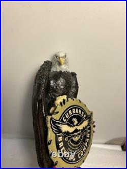 CURAHEE BREWING LUCKY SCARS IPA BALD EAGLE beer tap handle NORTH CAROLINA