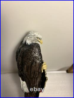 CURAHEE BREWING LUCKY SCARS IPA BALD EAGLE beer tap handle NORTH CAROLINA